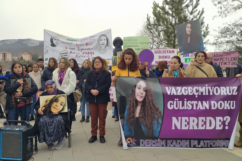 Gülistan Doku'nun kaybedilişinin 5'inci yılında Dersim'de eylem düzenlendi