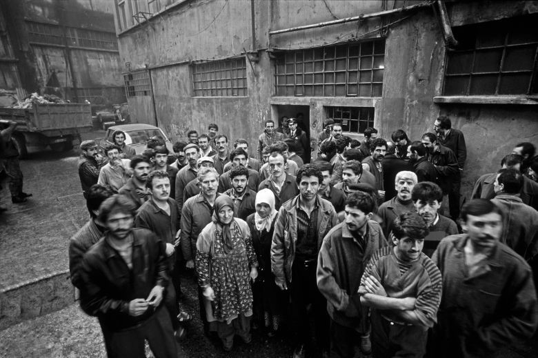 Kazlıçeşme’de deri işçilerinin grevi, İstanbul, 1987