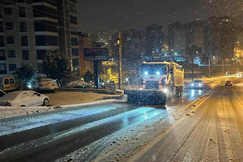 Edirne'de kar yağışı