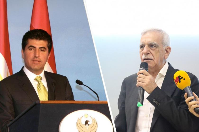 Neçirvan Barzani’den Ahmet Türk’e telefon