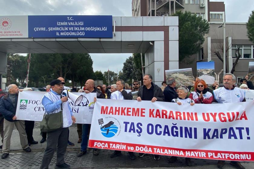 Taş ocaklarıyla ilgili mahkeme kararı uygulamayan idare hakkında suç duyurusu