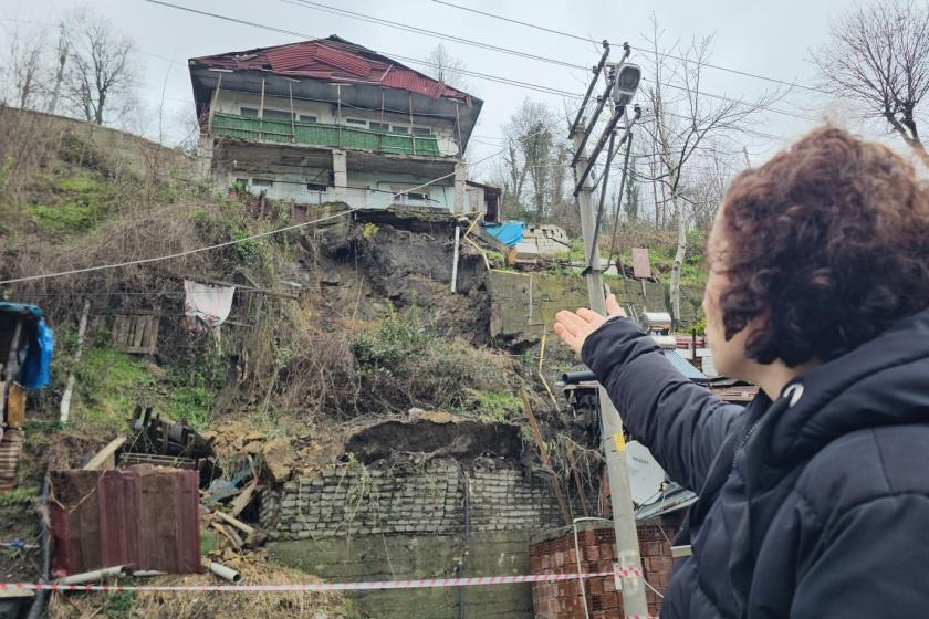 Zonguldak’ta heyelan: 3 ev tahliye edildi