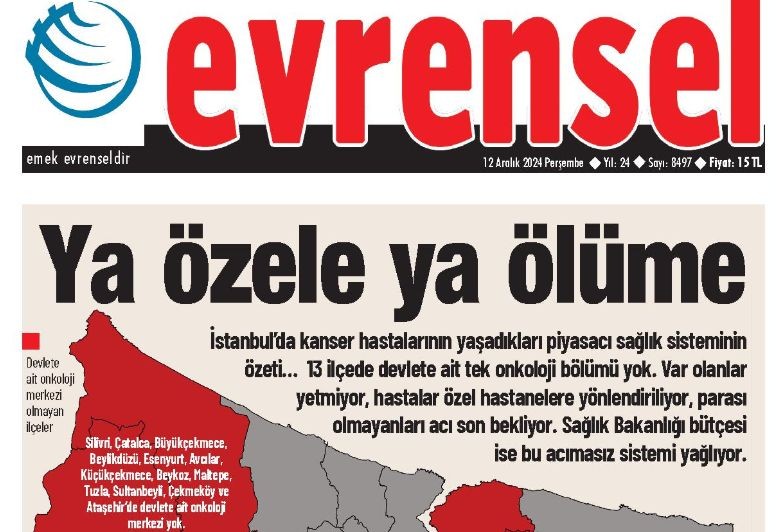 ‘Basında Sağlık Ödülü’ gazetemize verildi