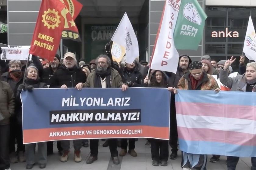 'Hukuksuzca tutukladığınız arkadaşlarımızı serbest bırakın'