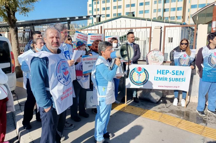 Ege Üniversitesi Tıp Fakültesi Hastanesi'nde sağlık emekçileri iş bırakacak