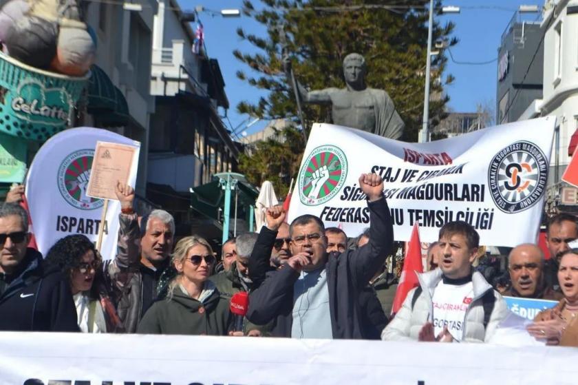 Staj ve Çıraklık Mağdurları, Antalya'dan seslendi: Emeğimiz hiçe sayılamaz