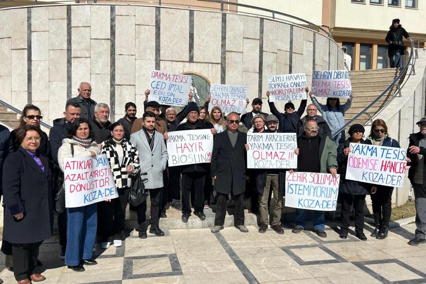 Ödemişte Çöp yakma tesisi ÇED toplantısını çevre örgütleri protesto etti