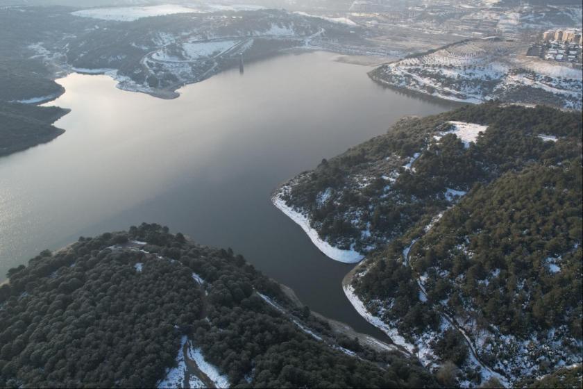 Kar yağışları İstanbul'un barajlarının doluluk oranlarını artırdı