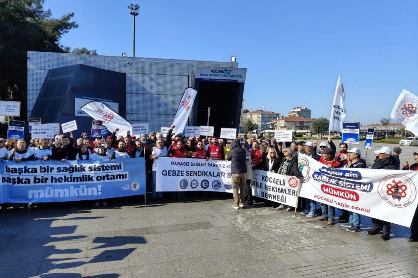 TTB'nin başlattığı "Beyaz Yürüyüş" kolu Gebze'ye ulaştı: İş cinayetleri, önlenebilir ölümler arasında