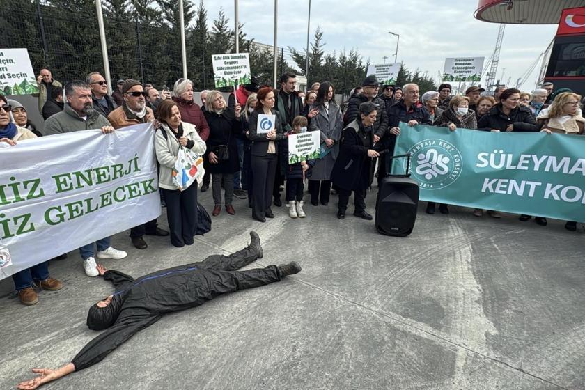 Tekirdağ'da çimento tozu protestosu: Zehir soluyoruz, ciğerlerimiz toz doldu