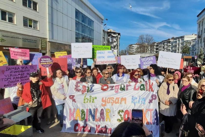 Ordu 8 Mart eylemi: İktidar “Aile” diyor kadınlar mücadeleyi büyütüyor