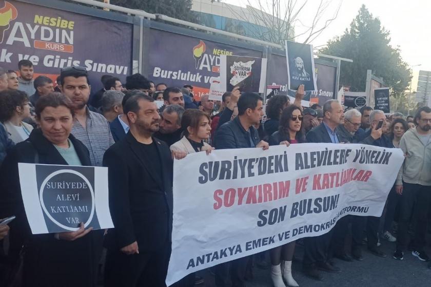 Antakyalılar’dan tepki: “Alevilere yönelik katliamlar son bulsun”