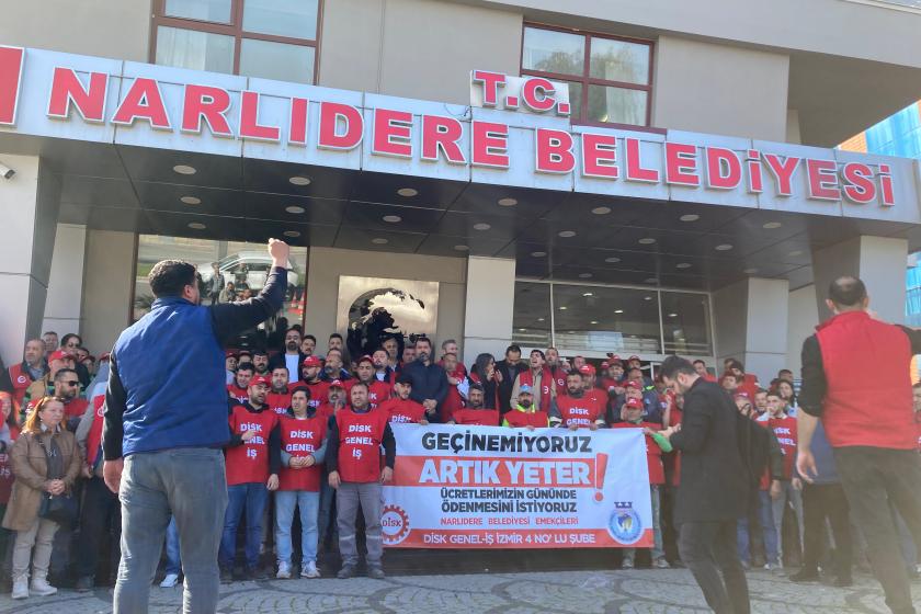 Narlıdere Belediyesi işçileri: Maaşlarımız tek seferde ve gününde ödensin