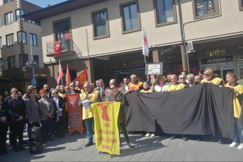 Balıkesir’de Suriye'deki Alevi katliamına tepki: Katledilen insanların sesi olun