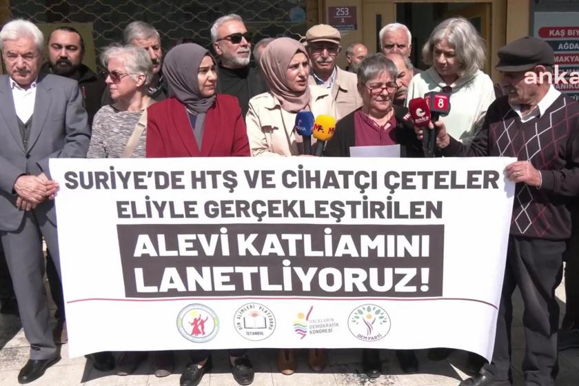 Mamak'ta Suriye'deki Alevi katliamına tepki: "Katliama 'dur' diyelim"