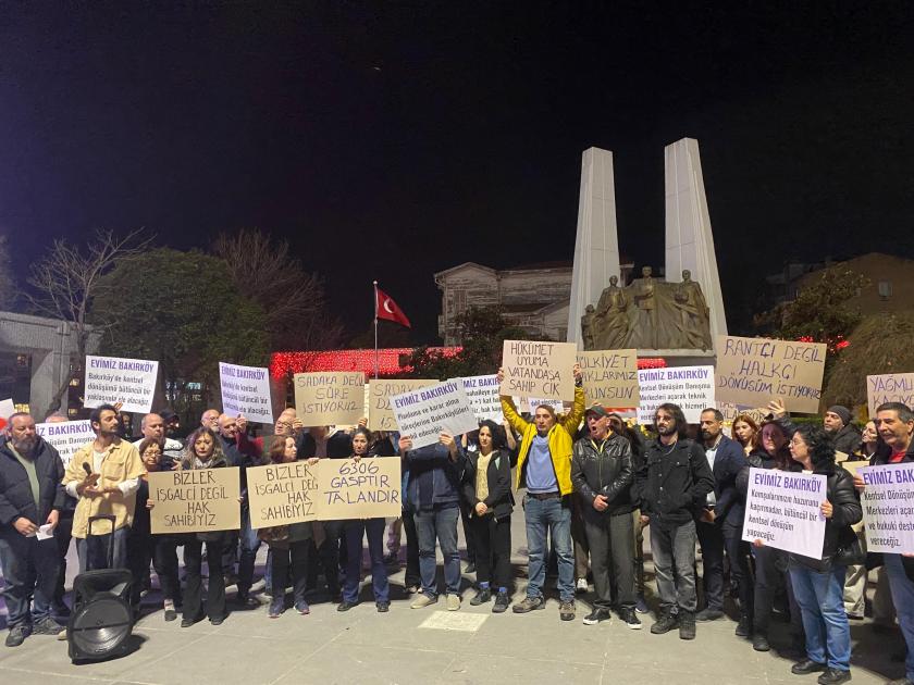 Hukuksuz kentsel dönüşüme karşı Askent'ten eylem: “Evlerimizden vazgeçmeyeceğiz”