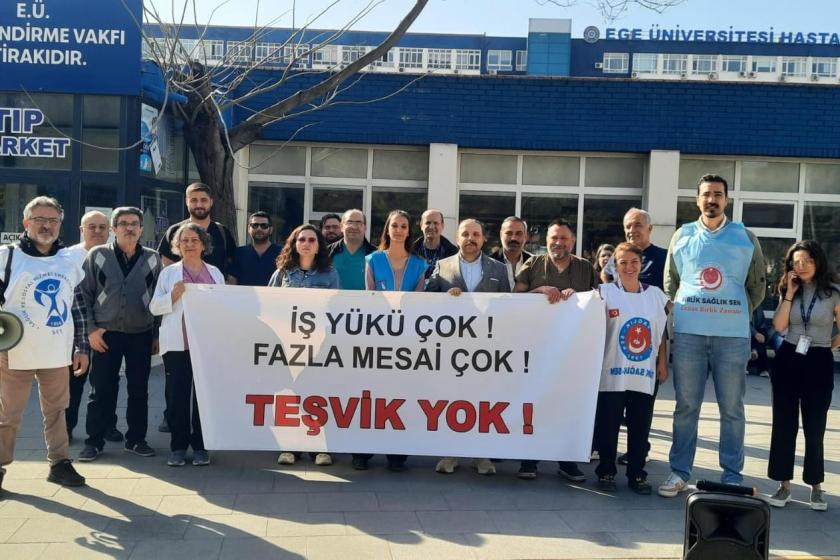 Ege Üniversitesi Hastanesi emekçileri: Sorunlarımız çözülmez ise hizmet üretmeyeceğiz  