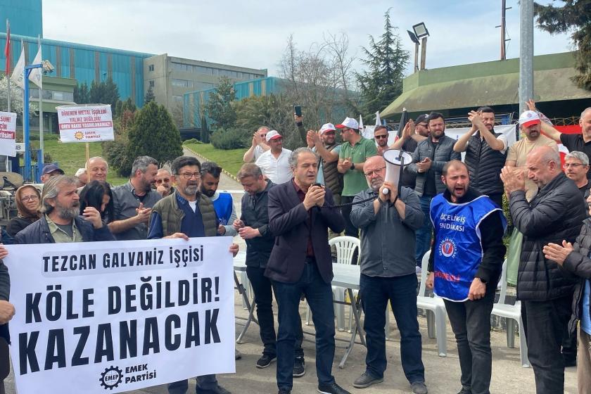 Tezcan Galvaniz grevi 5.gününde