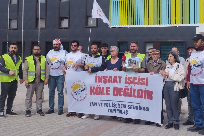 Ücretleri ödenmeyen inşaat işçileri eylemlerini Bursa’ya taşıdı