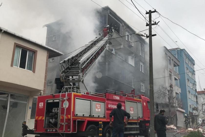 Tekirdağ’da 4 katlı binada doğal gaz kaynaklı patlama: 2 yaralı