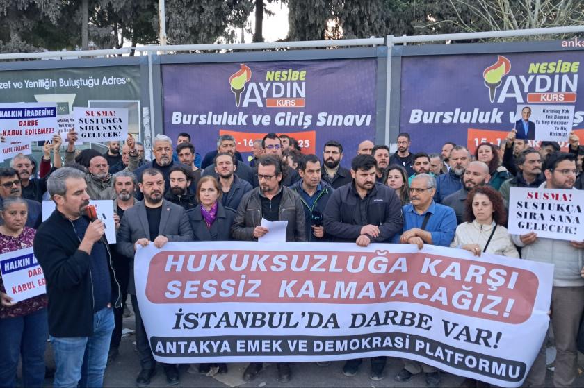 Antakya'da gözaltılara tepki: 'İktidar halkın ortak iradesini dağıtmaya çalışıyor'