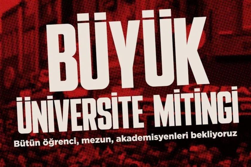 Büyük Üniversite Mitingi: Öğrenciler Beyazıt'ta toplanmaya başladı