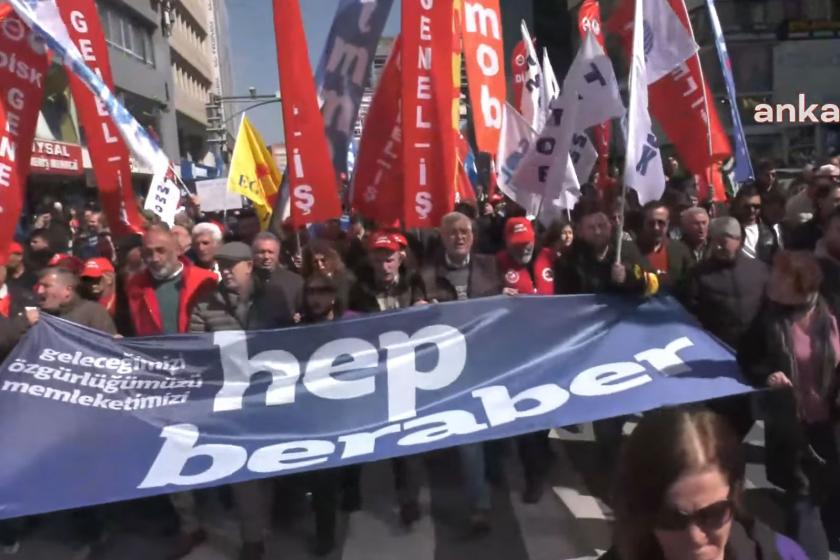 İmamoğlu'nun gözaltına alınması Ankara'da protesto edildi: 'Sokağa, eyleme, genel greve'