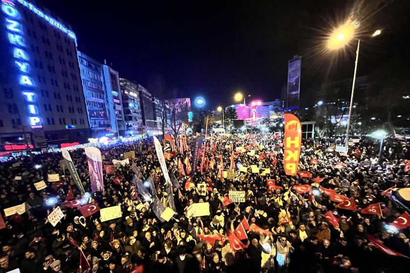 Ankara'da on binlerce kişi Güvenpark'ta