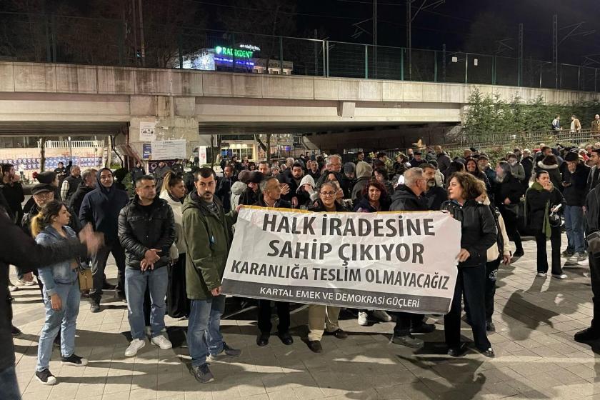 Kartal'da yüzlerce yurttaş engellemelere rağmen yürüdü