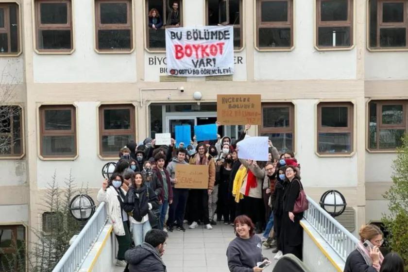 ODTÜ Biyolojik Bilimler öğrencileri: Ders yok boykot var