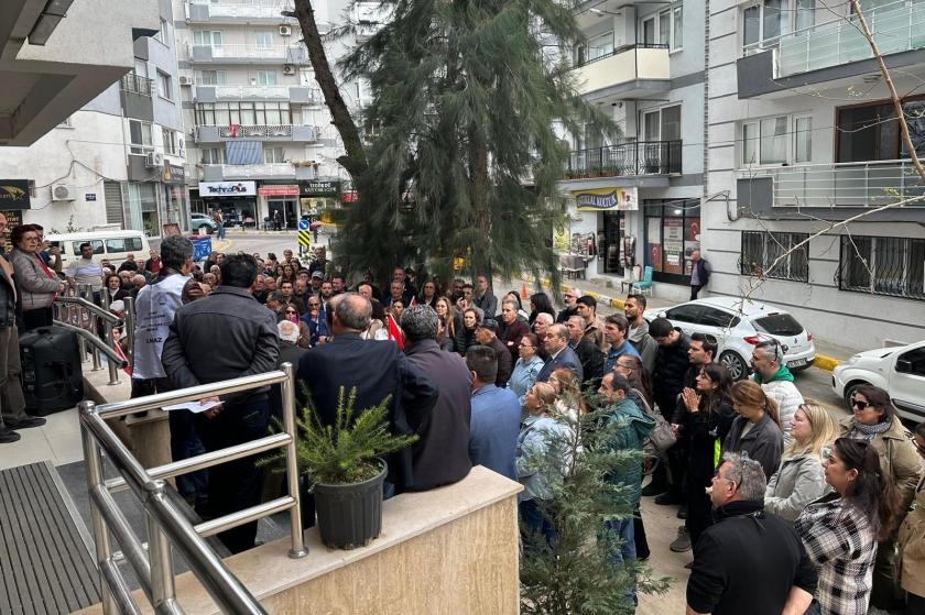 İZSU emekçileri irade gasbını protesto etti