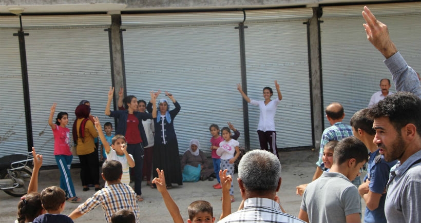 Nusaybin'de Lokman Süne'nin öldürülmesi protesto ediliyor