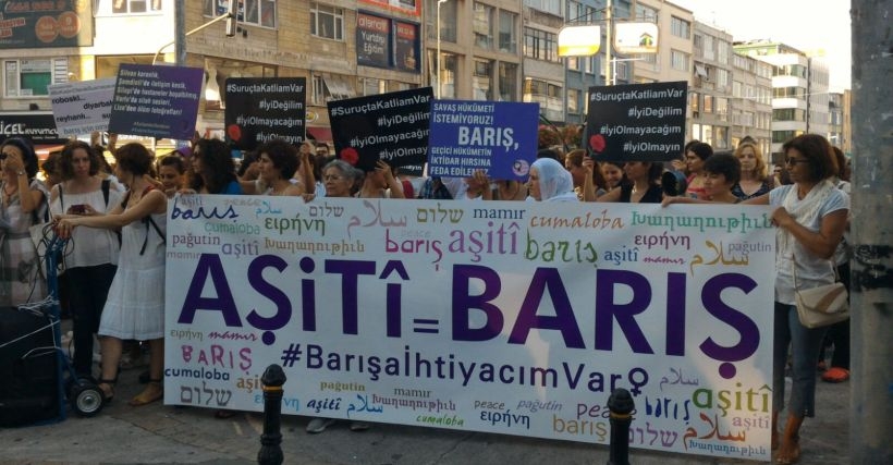 Kadınlar savaş istemiyor çünkü: #BarışaİhtiyacımVar