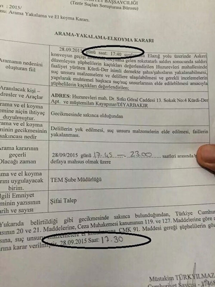 DİHA ve Azadiya Welat'a baskın kararı, saldırıdan 10 dakika önce alınmış!