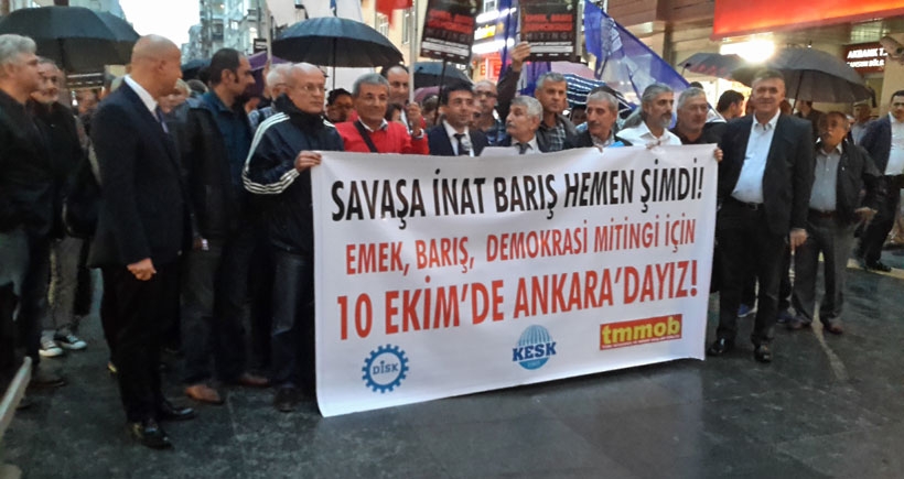 Samsun’da 10 Ekim mitingine çağrı