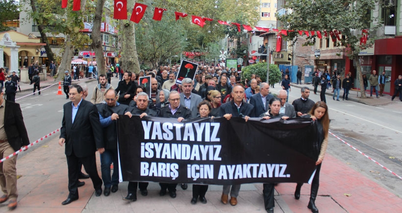 Kocaeli’de yürüyüş: İnadına barış