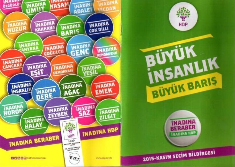 HDP Seçim Beyannamesi kapsamındaki broşürlere toplatma kararı!