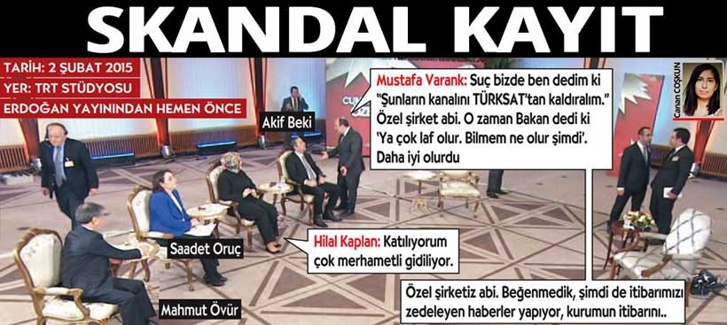 Varank: Şunların kanalını TÜRKSAT'tan kaldıralım