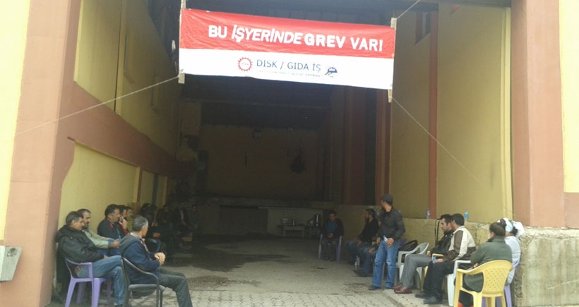 Munzur Su AŞ işçileri hakları için greve çıktı