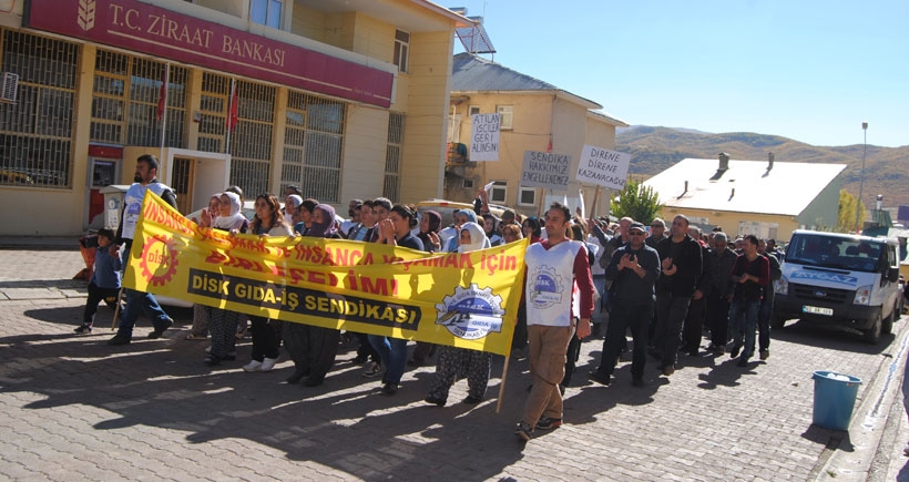 Ovacık halkından Munzur Su işçilerine destek