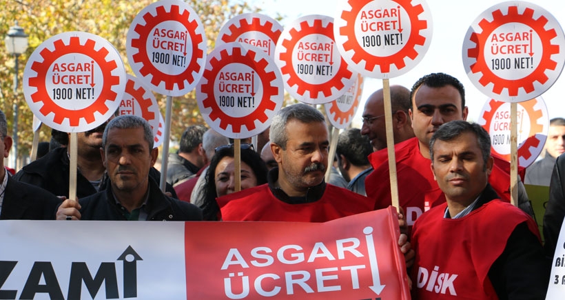 DİSK asgari ücret talebini yineledi