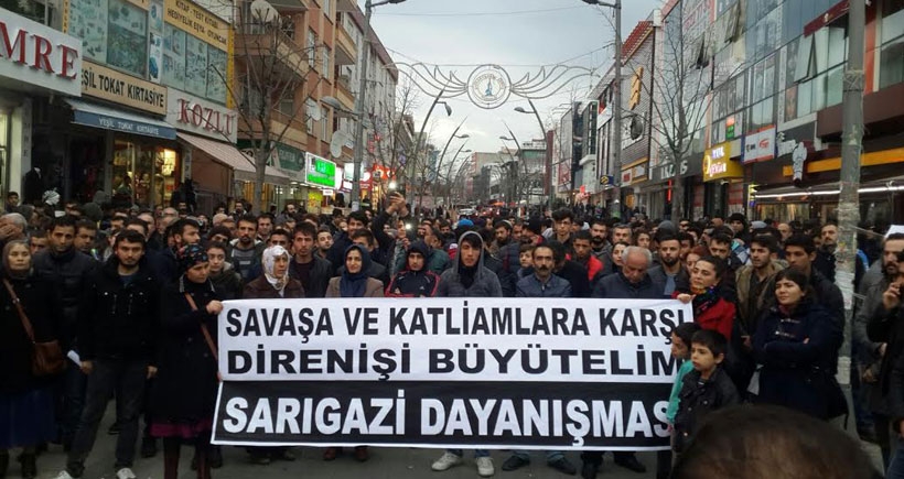 Sancaktepe’de katliam anması ve savaşa karşı eylem