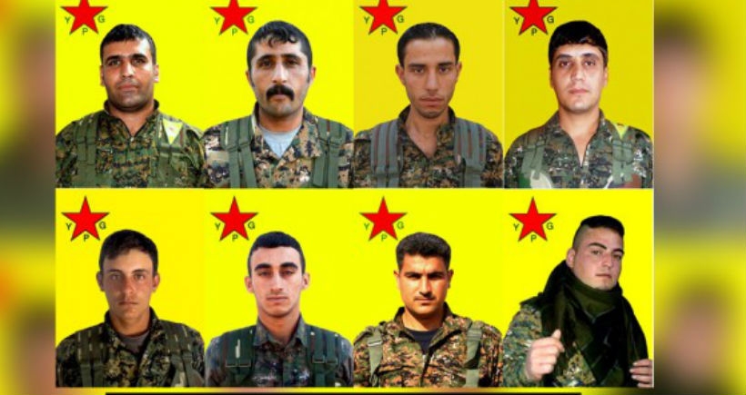 YPG yaşamını yitiren 8 savaşçısının kimlik bilgilerini açıkladı