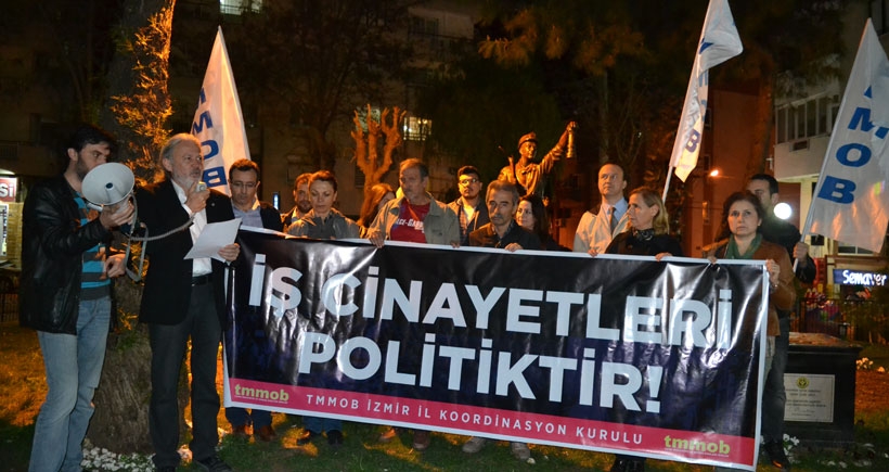 TMMOB İzmir İl Koordinasyon Kurulu: İş cinayetleri politiktir