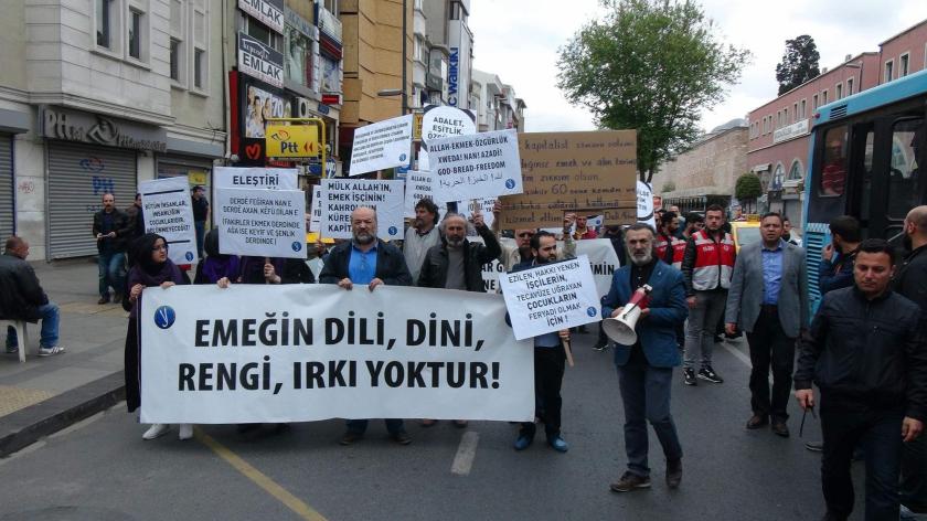 Antikapitalist Müslümanlar'dan 1 Mayıs eylemi