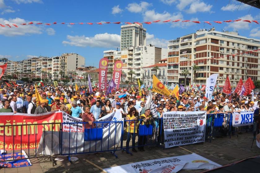 KESK Ege Bölge Mitingi'nde emek cephesi çağrısı