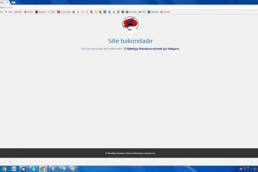 Kayyımlar internet sitelerini kapattı