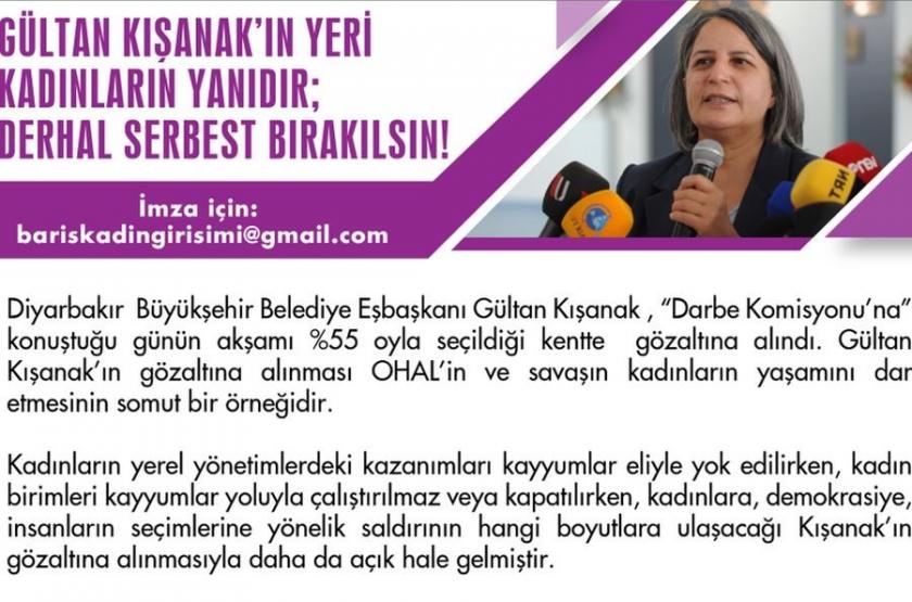 'Gültan Kışanak’ın yeri kadınların yanıdır'