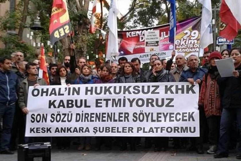 KESK: KHK'ler tüm sonuçlarıyla iptal edilmeli