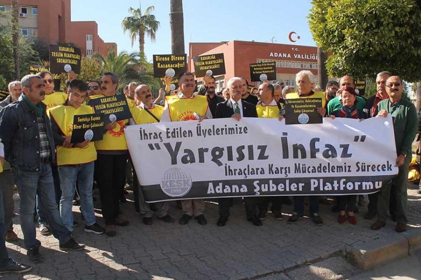 Adana’da ihraç edilen kamu emekçileri itiraz dilekçesi verdi